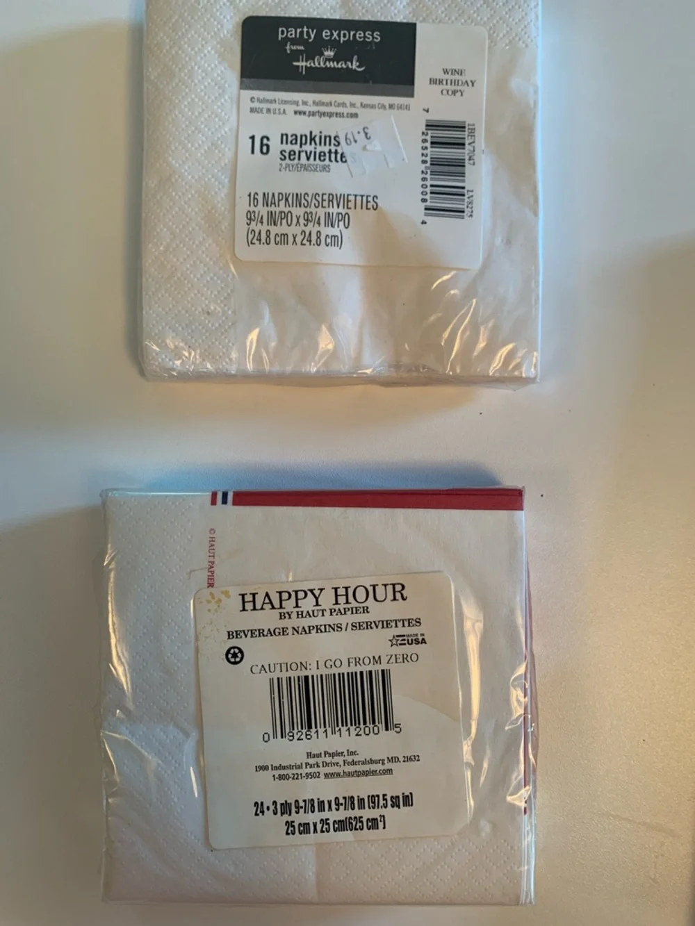 8 Packs of Holiday & Humor Cocktail Napkins
